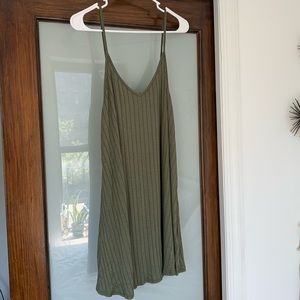 Urban Outfitters wide-ribbed knit slip dress
